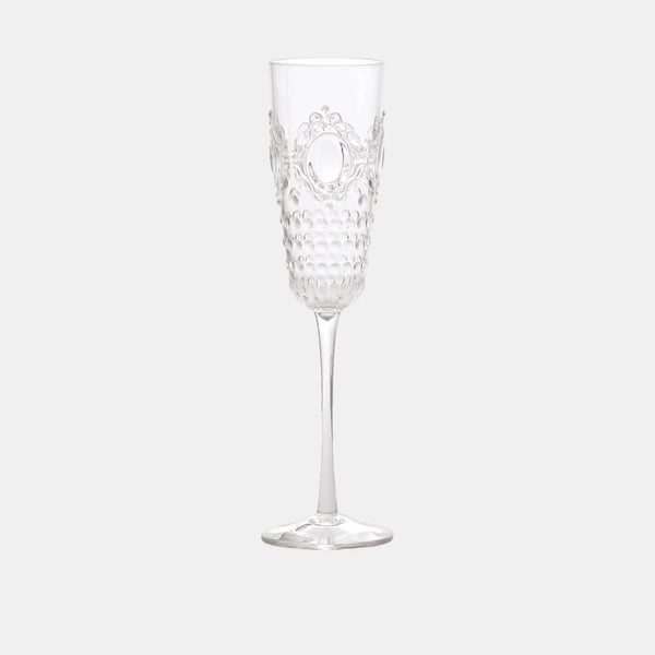 Acrylic Champagne Flute - Baroque & Rock - Amprio Milano