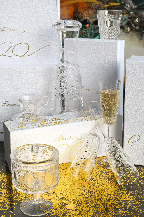 Acrylic Champagne Flute - Baroque & Rock - Amprio Milano