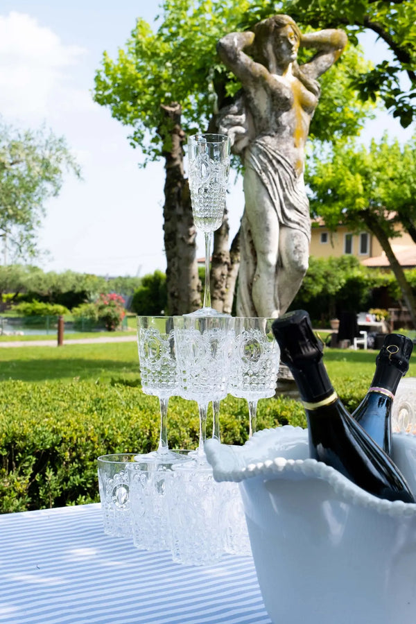 Acrylic Wine Glass - Baroque & Rock - Amprio Milano