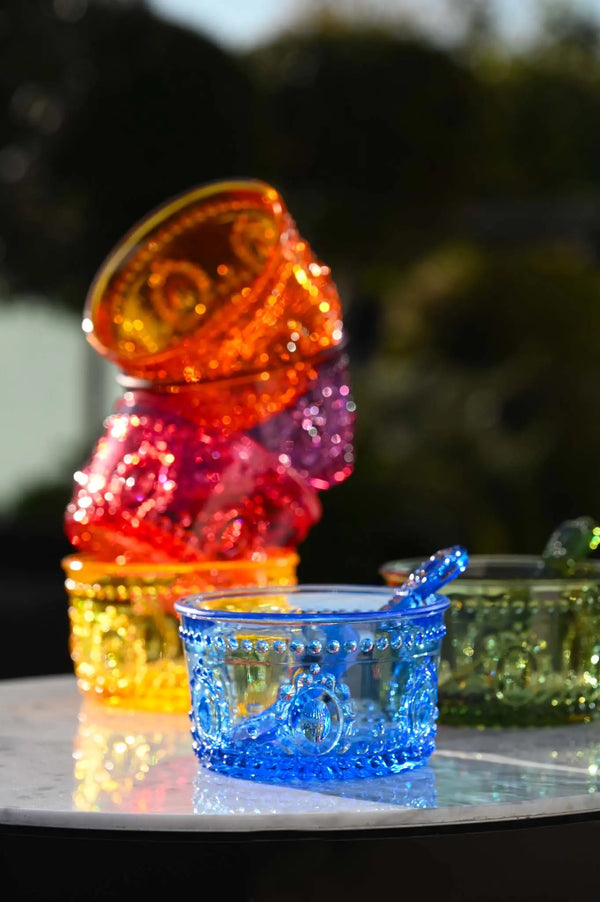 Anniversary Set 6 Acrylic Ice Cream Bowls - Baroque & Rock - Amprio Milano