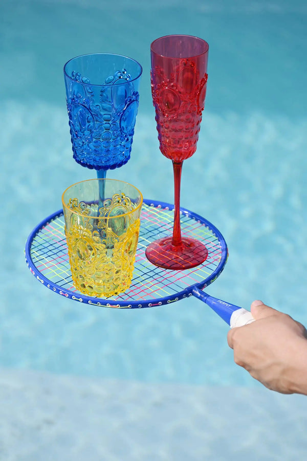 Anniversary Set 6 Acrylic Wine Glasses - Baroque & Rock - Amprio Milano