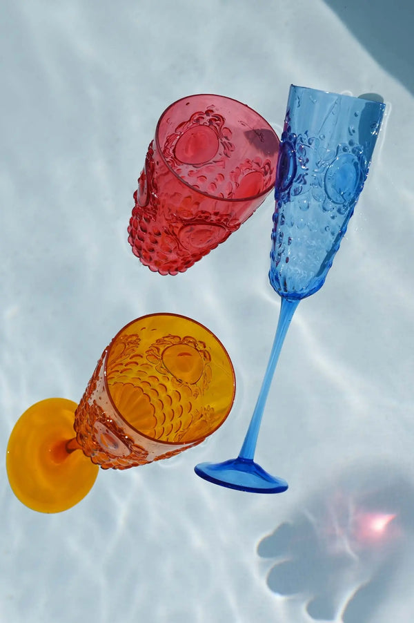 Anniversary Set 6 Acrylic Wine Glasses - Baroque & Rock - Amprio Milano