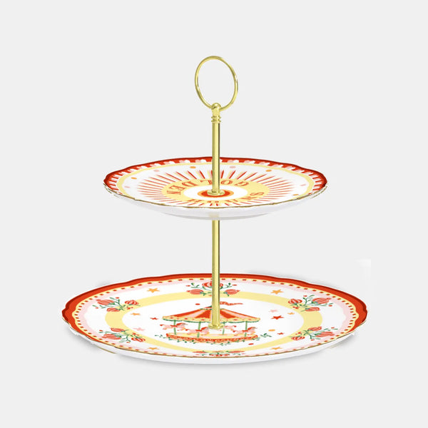 Cake Stand 2 Tiers – Mamma Mia Xmas – Amprio Milano