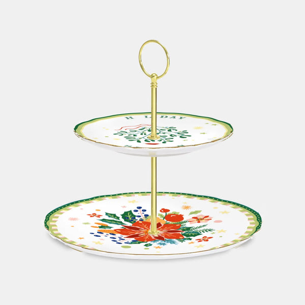 حامل كيك من طبقتين – ماما ميا عيد الميلاد