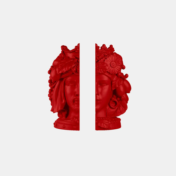 Double Face Bookend – Teste Matte – Amprio Milano