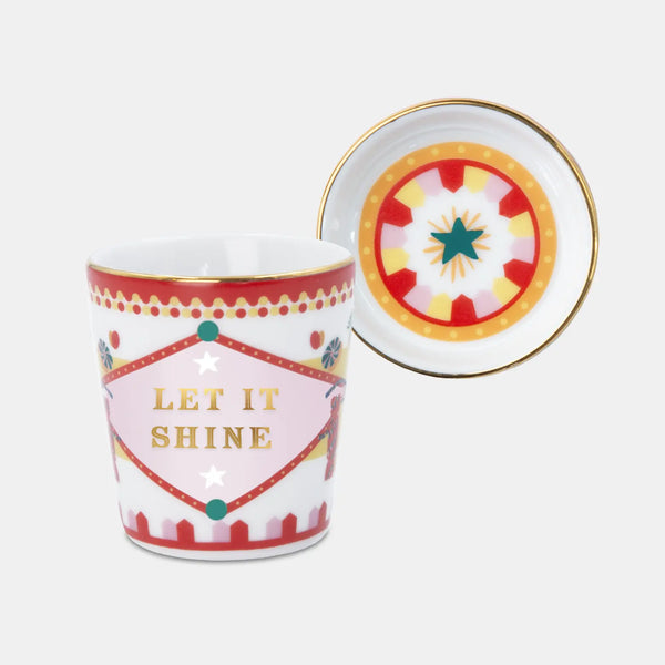 Espresso Cup With Lid/Saucer – Mamma Mia Xmas – Amprio Milano