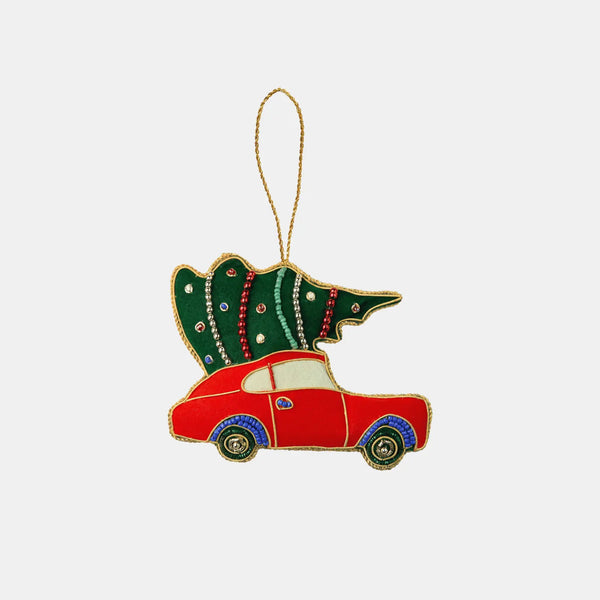 Fabric Hand Embroidery Ornaments Car – IL Natale del Re – Amprio Milano