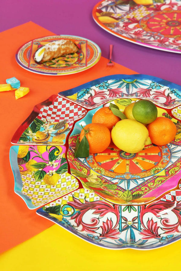 Melamine Appetizer 7 Pieces – Ortigia – Amprio Milano