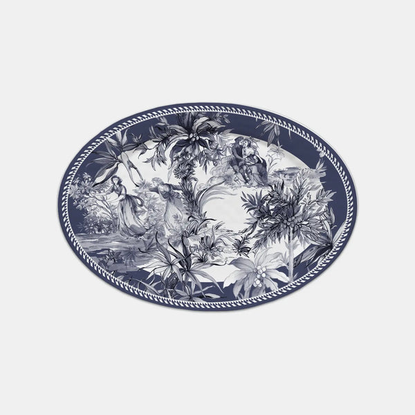 Melamine Serving Plate Oval - Versailles - Amprio Milano