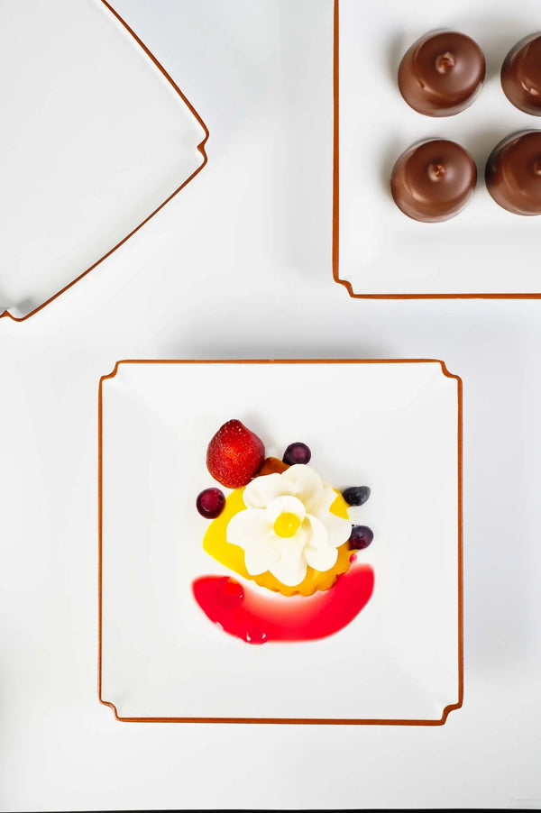 Melamine Squared Plate - Cosmopolitan - Amprio Milano