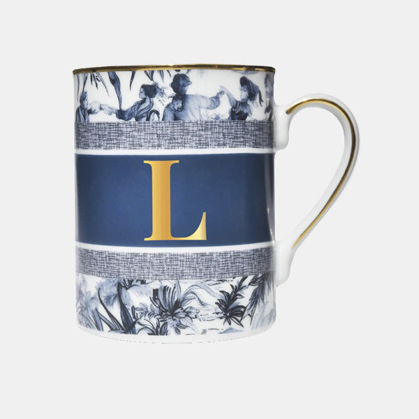 Mug Letter L – Alphabet – Amprio Milano