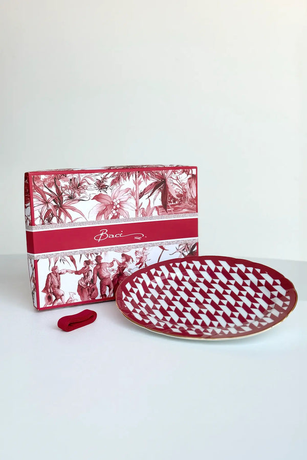 Oval Plate – Le Rouge – Amprio Milano