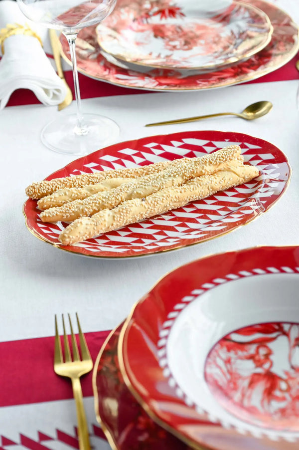 Oval Plate – Le Rouge – Amprio Milano