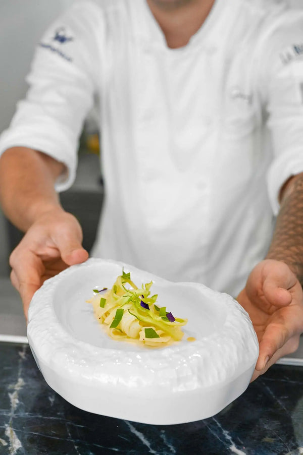 Melamine Stone Plate Luna - Avant Guard - Amprio Milano