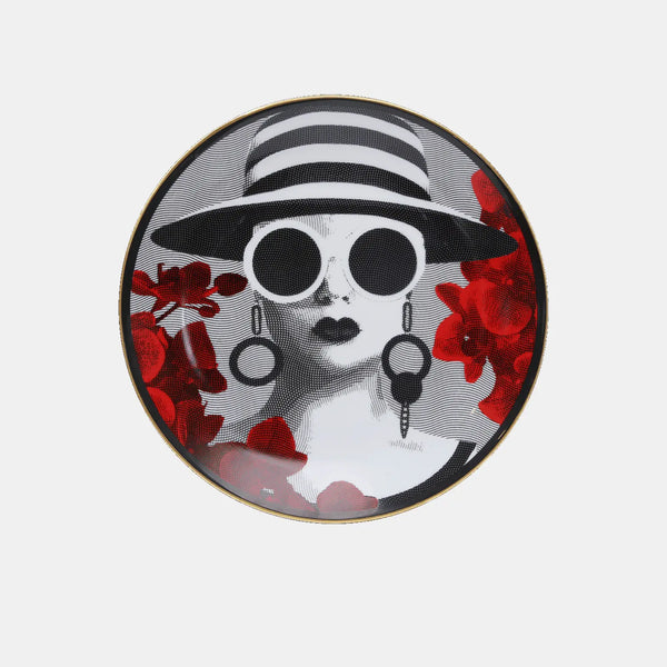 Plate Mrs. White / Mr. Black - Gli inseparabili - Amprio Milano