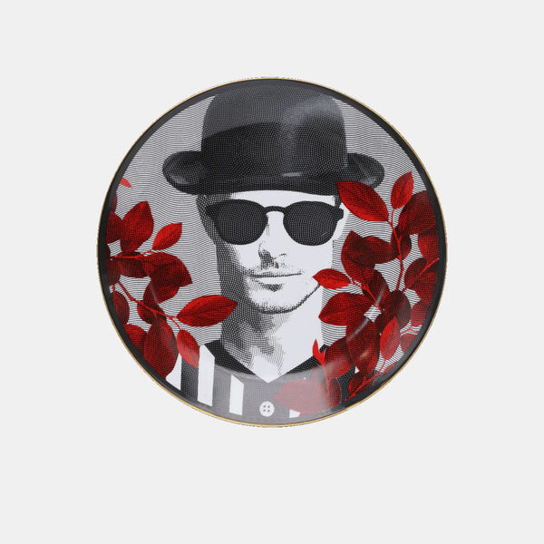 Plate Mrs. White / Mr. Black - Gli inseparabili - Amprio Milano