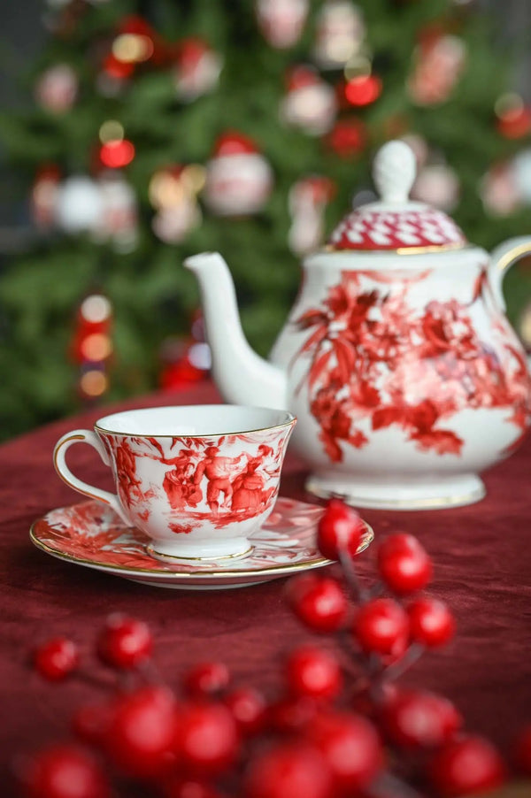 Sest 2 Tea Cups Porcelain – Le Rouge – Amprio Milano