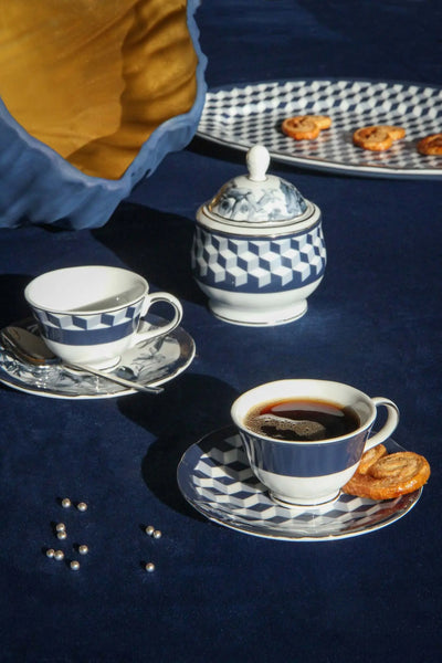 طقم ٢ كوب قهوة - فرساي