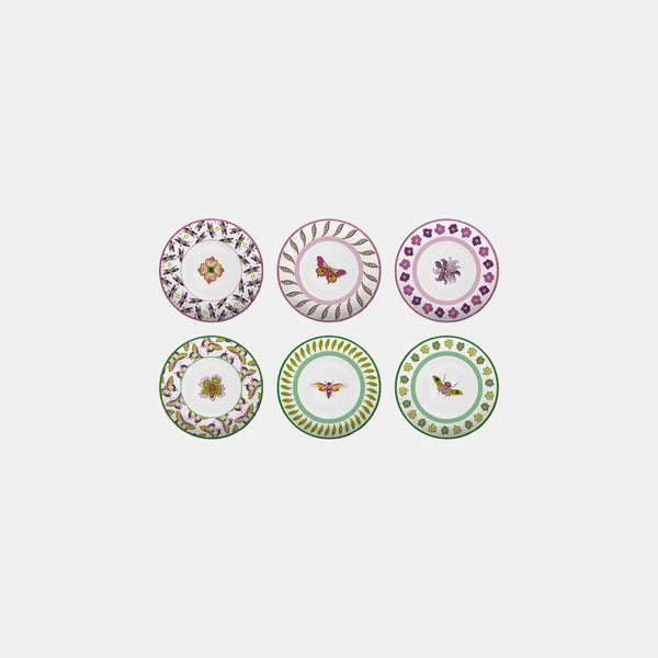 Set 6 Dessert Plates – Amazzonia – Amprio Milano