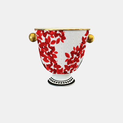 مزهرية بمقابض كروية السيدة وايت