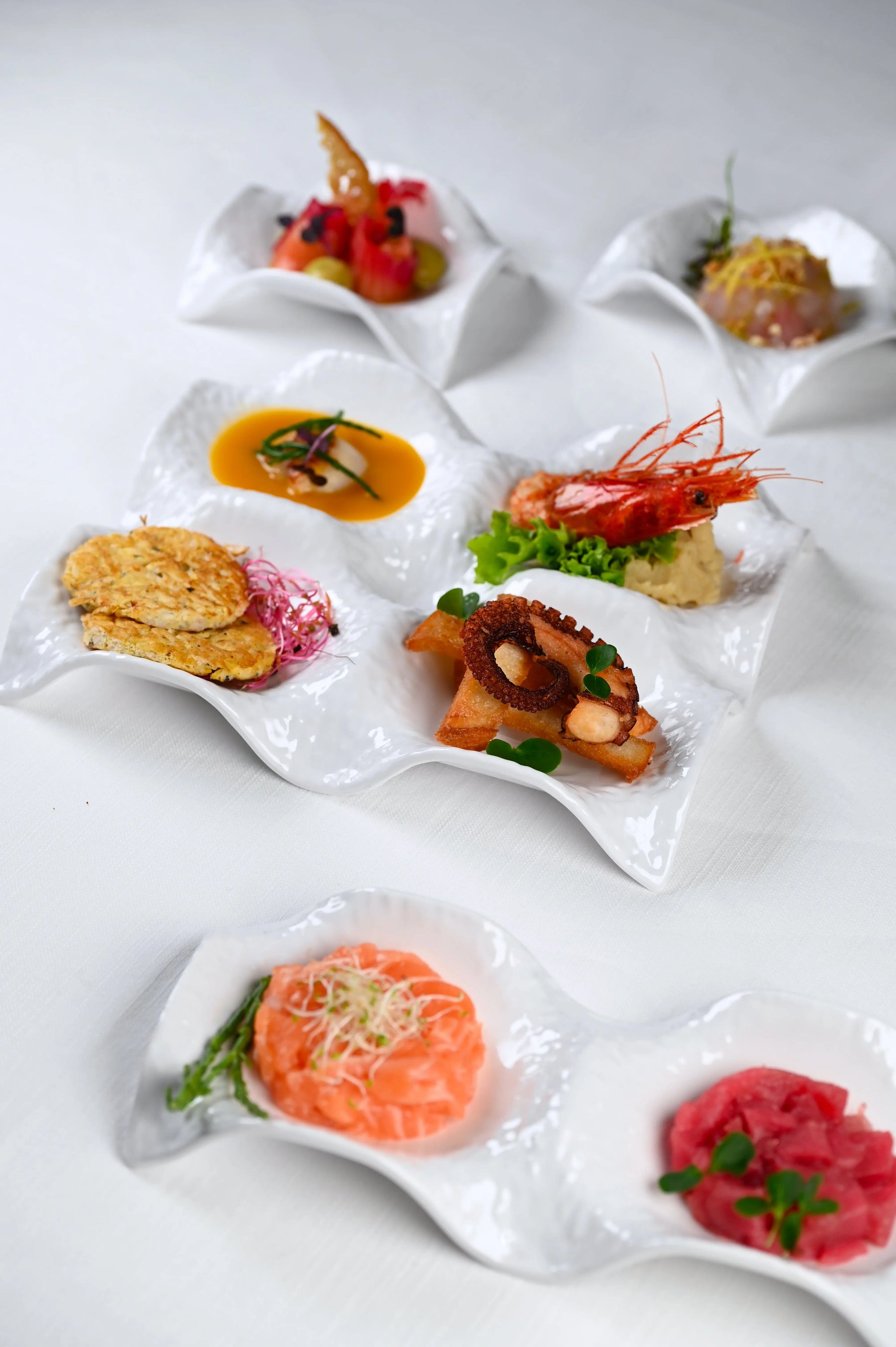 Modular Plates for Canapés & Live Stations