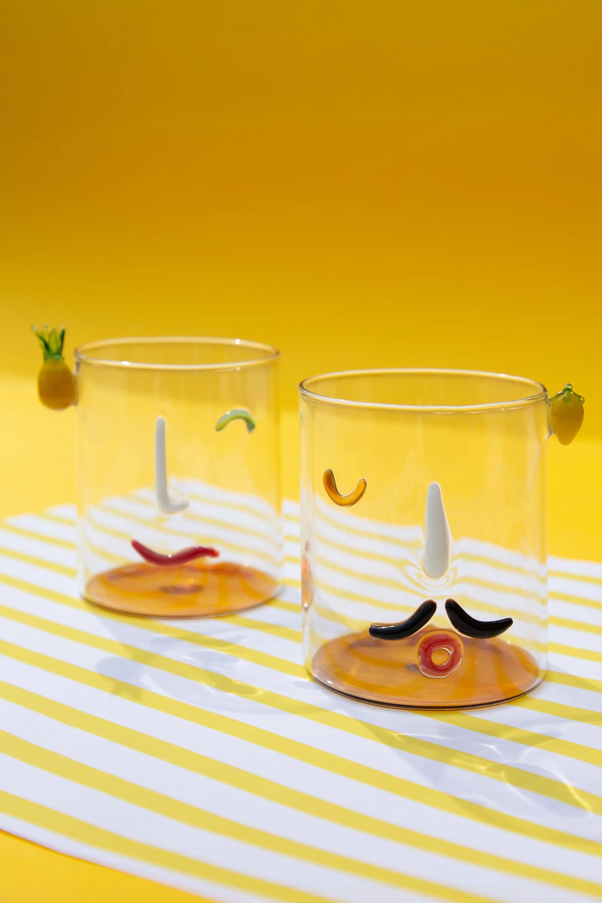 Romeo & Giulietta Coloured Glassware for Dubai City Nights Amprio Milano