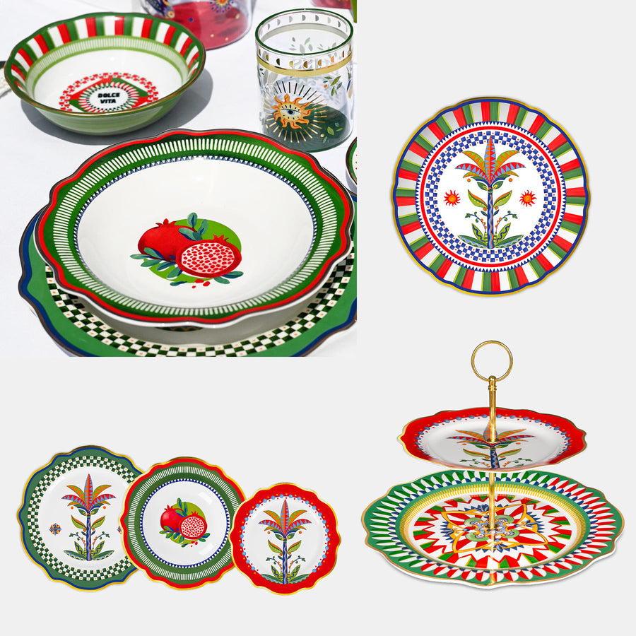 20-Piece Tableware Set (Porcelain) - Dolce Vita Baci Milano