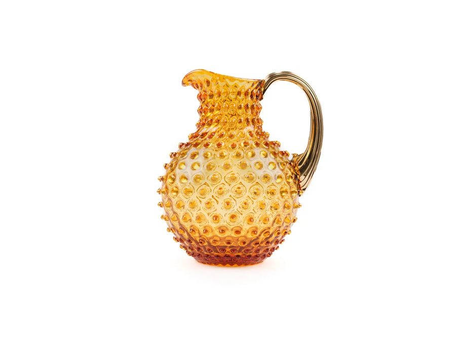 Hobnail Jug 2 L — Amber