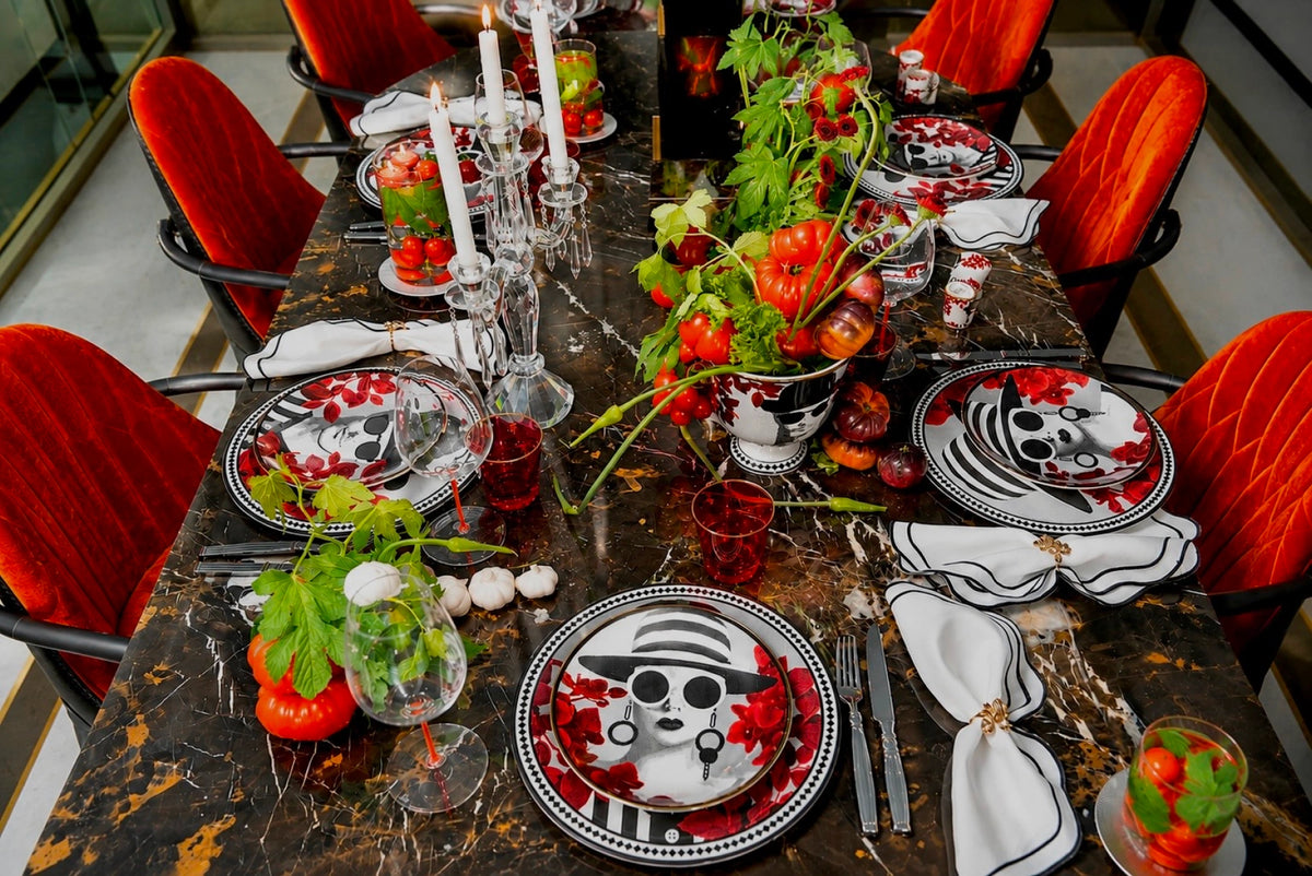 24 Pieces Table & Décor Set for 6 — Gli Inseparabili