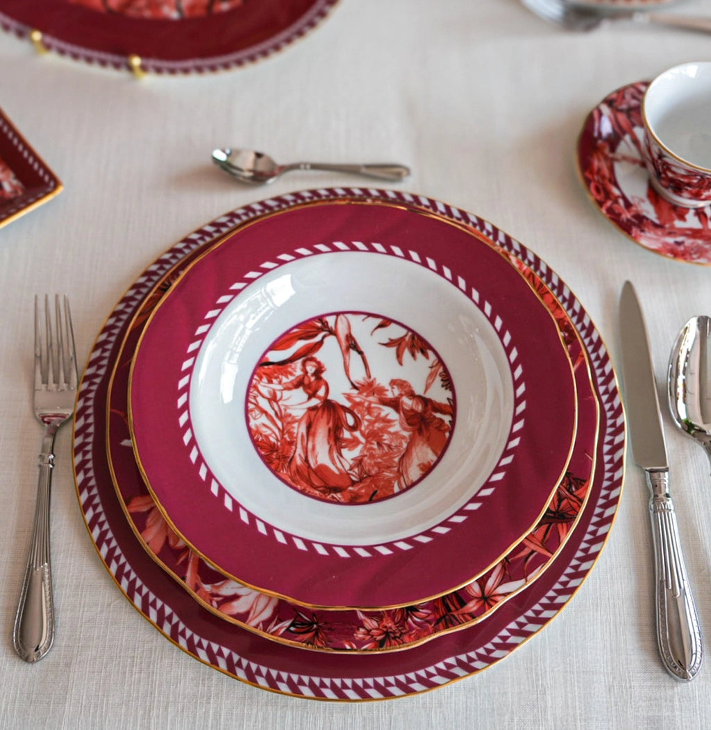 44 Pieces Dinner & Tea Set for 6 — Le Rouge
