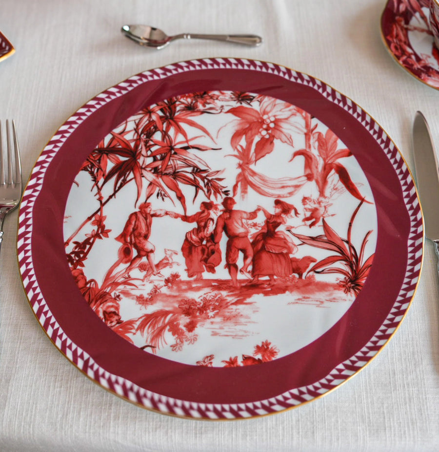 44 Pieces Dinner & Tea Set for 6 — Le Rouge