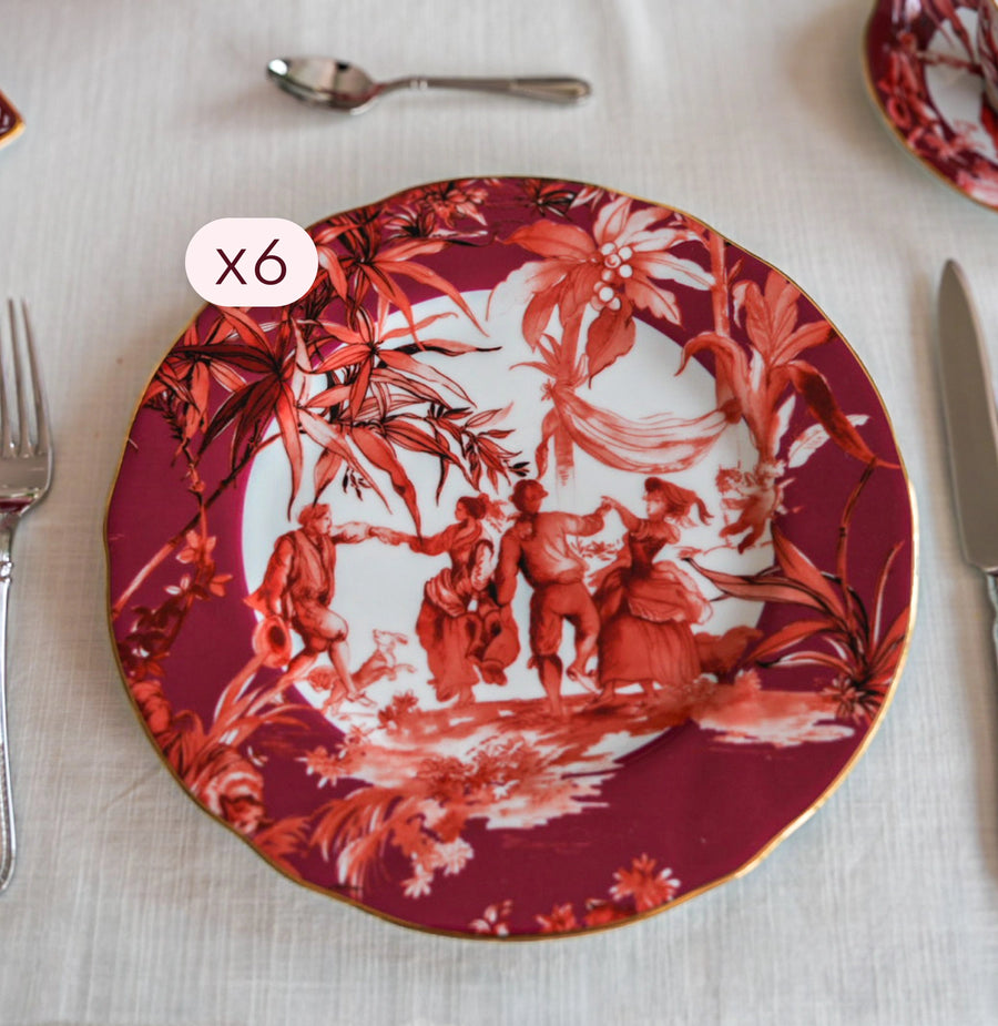 44 Pieces Dinner & Tea Set for 6 — Le Rouge