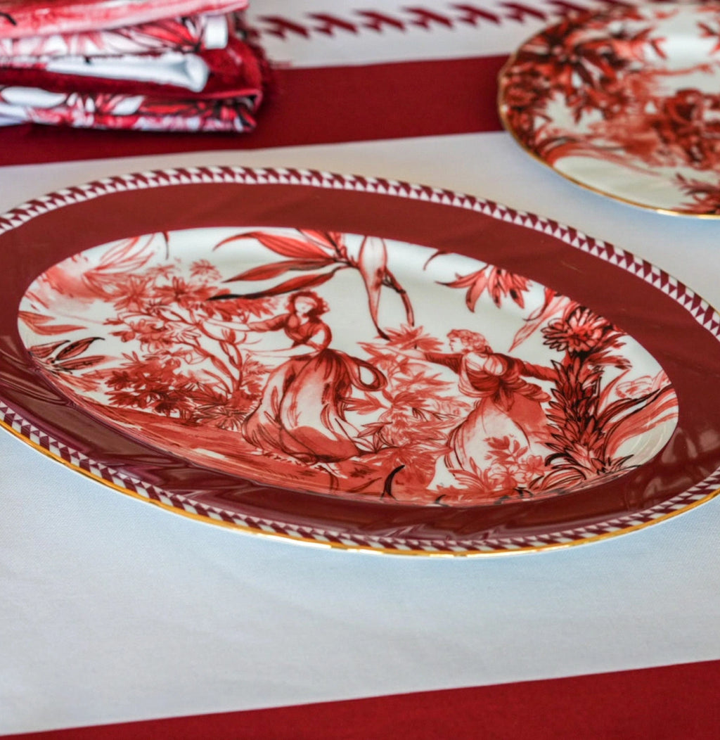 44 Pieces Dinner & Tea Set for 6 — Le Rouge