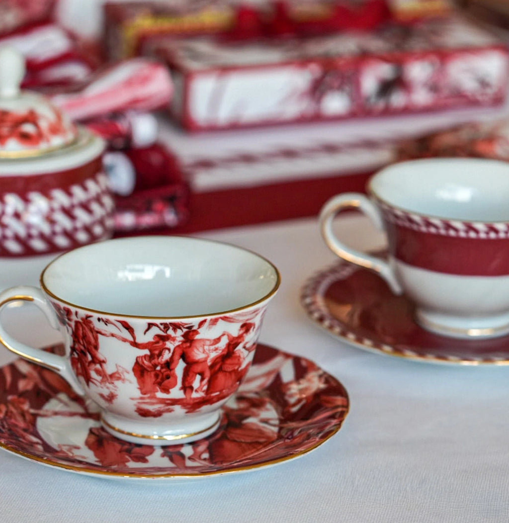 44 Pieces Dinner & Tea Set for 6 — Le Rouge