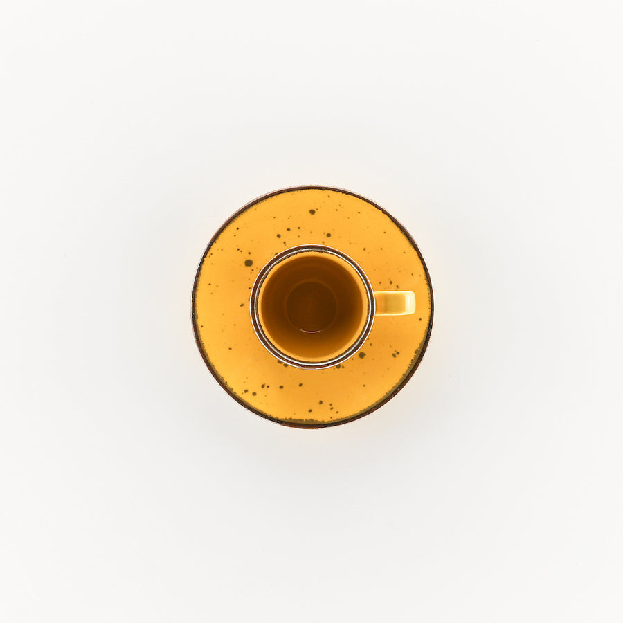 Set of 6 Coffee Cup - Yellow Cottage (700721171) #1