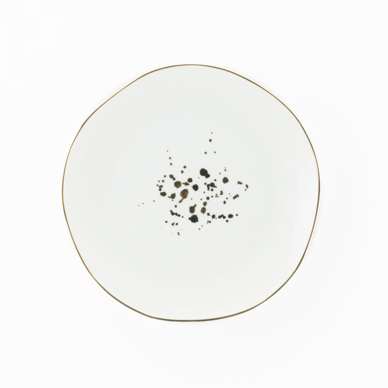 Dessert Plate Dots - Onix White (700723622)