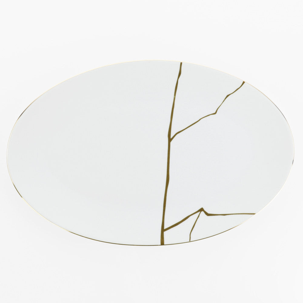 Oval Plate Break - Onix White (700723654)