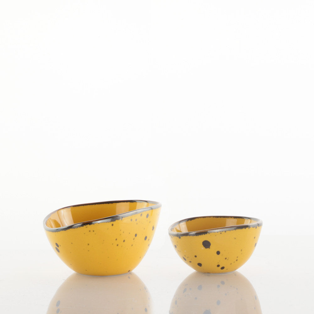 Set of 2 Small Bowl Yellow - Aqua Cottage (700724010) #1