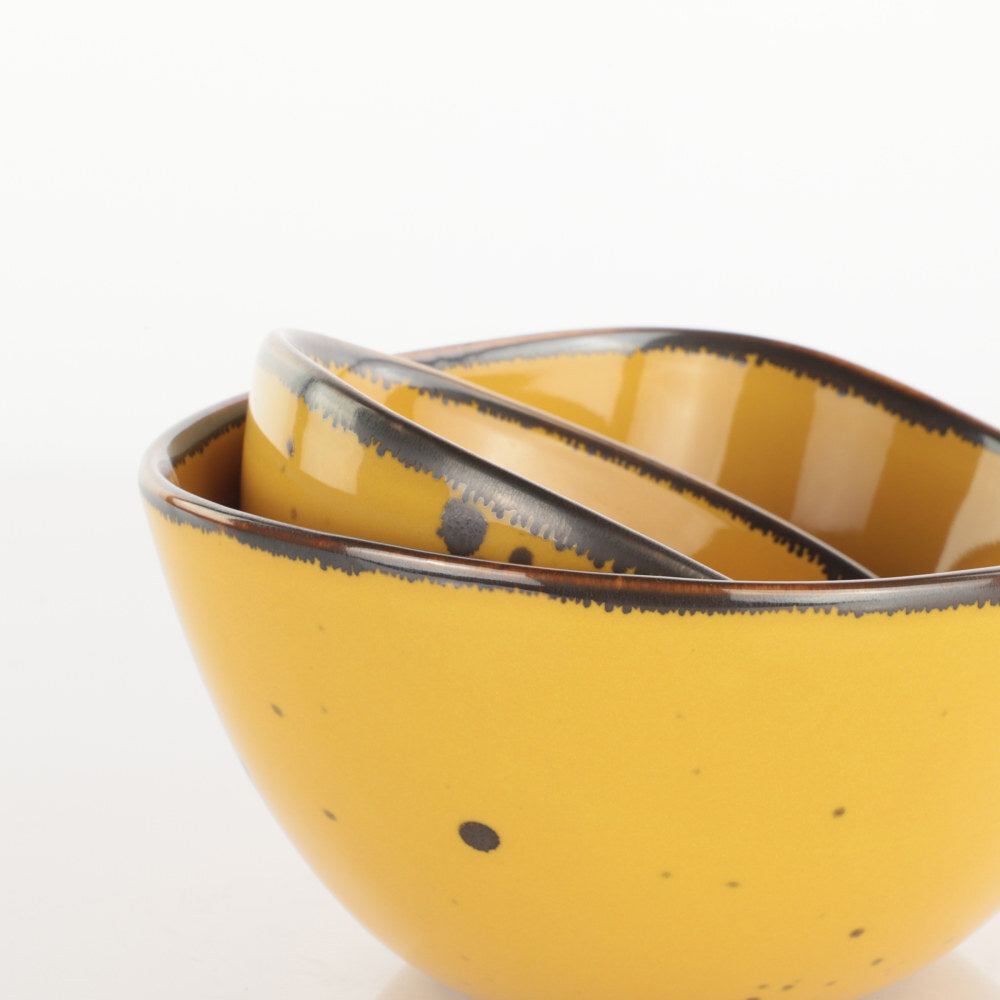 Set of 2 Small Bowl Yellow - Aqua Cottage (700724011) #2