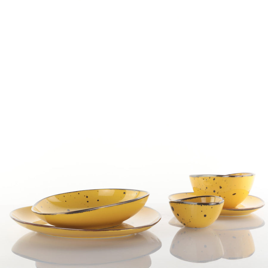 Set of 2 Small Bowl Yellow - Aqua Cottage (700724011) #3