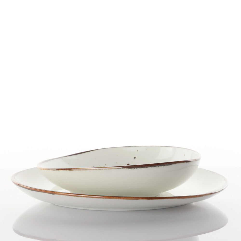 Soup Plate Ivory - Aqua Cottage (700724028) #2