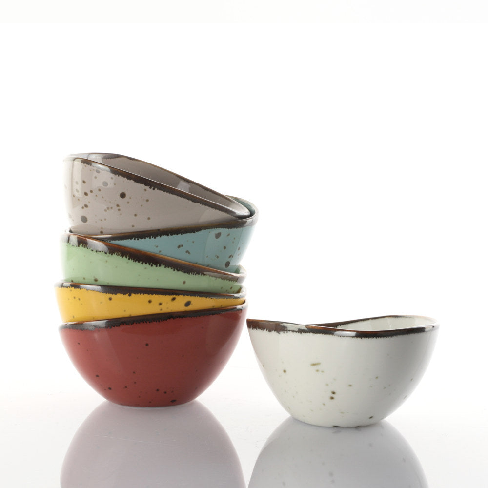 Set of 2 Small Bowl Ivory - Aqua Cottage (700724031) #3