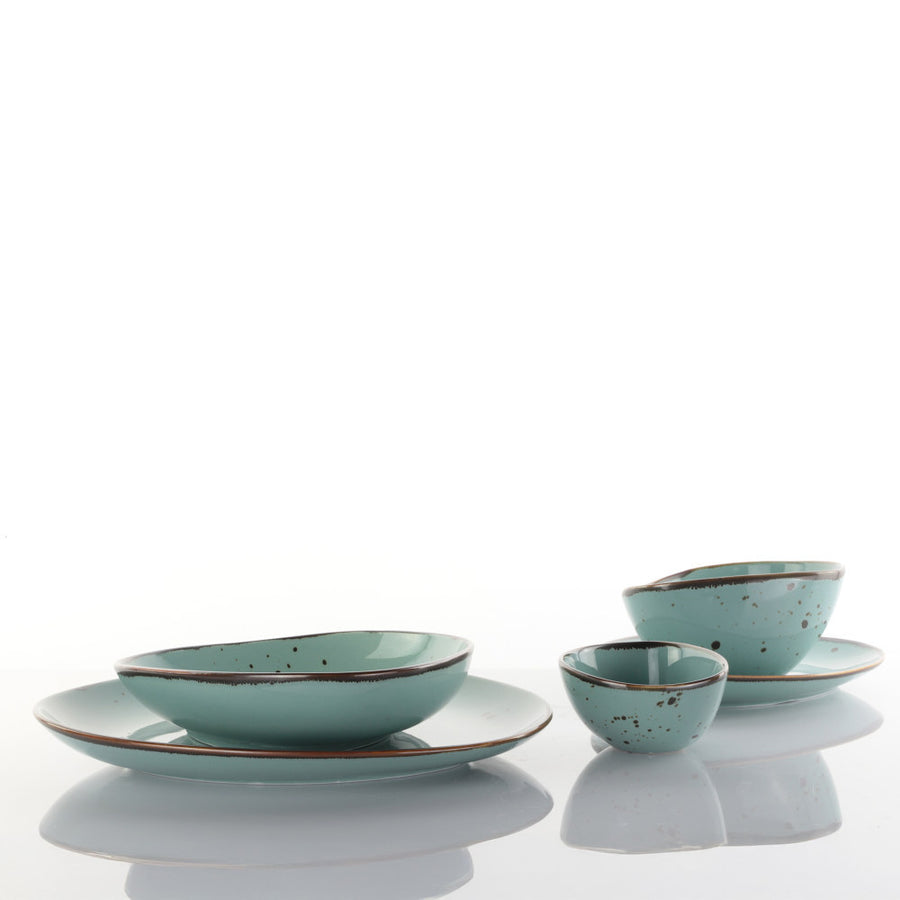 Dinner Plate Tiffany - Aqua Cottage (700724167) #2