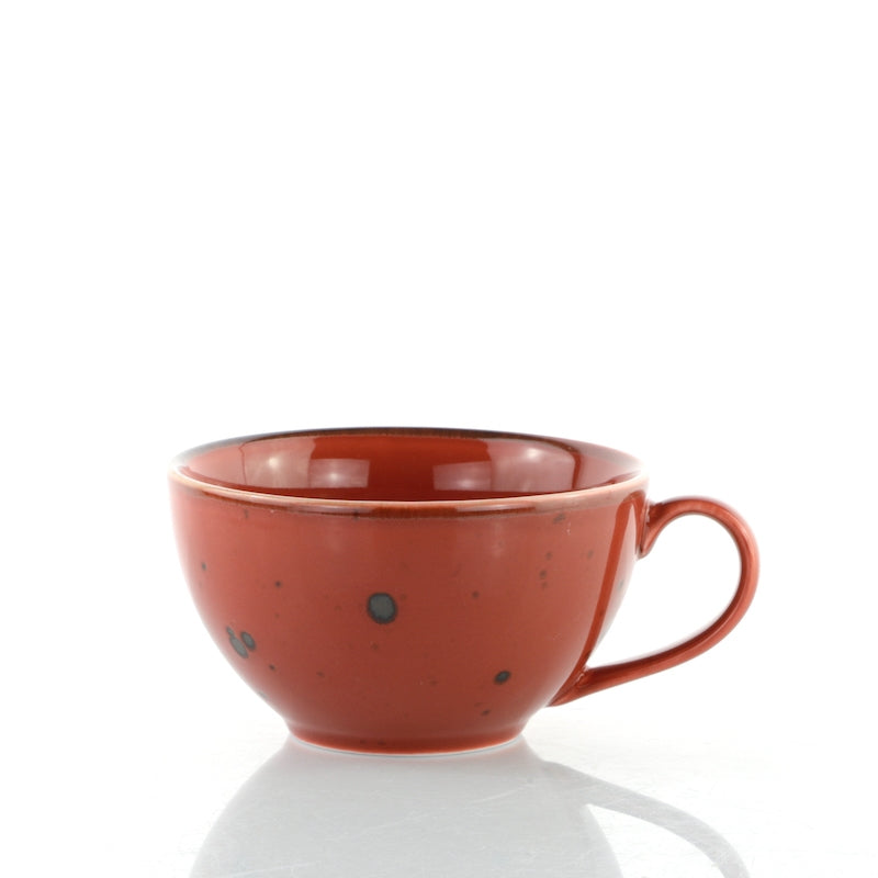 Set of 2 Breakfast Mug - Marsala Red Cottage (700724222)