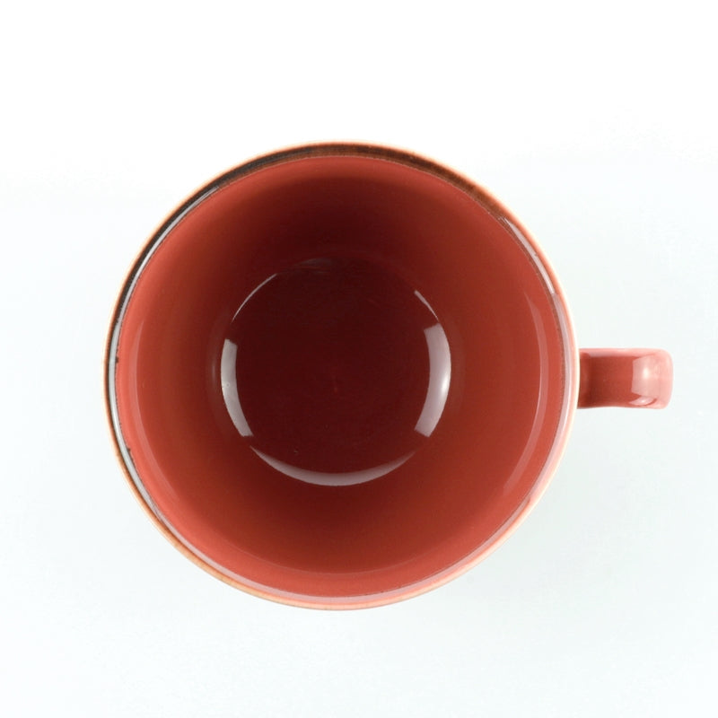 Set of 2 Breakfast Mug - Marsala Red Cottage (700724222) #1