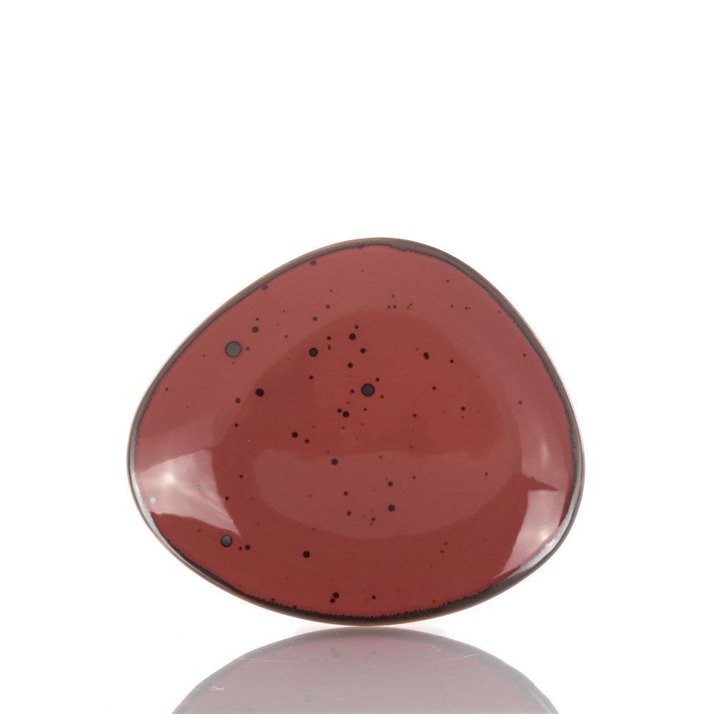 Dessert Plate Marsala Red - Aqua Cottage (700724229)