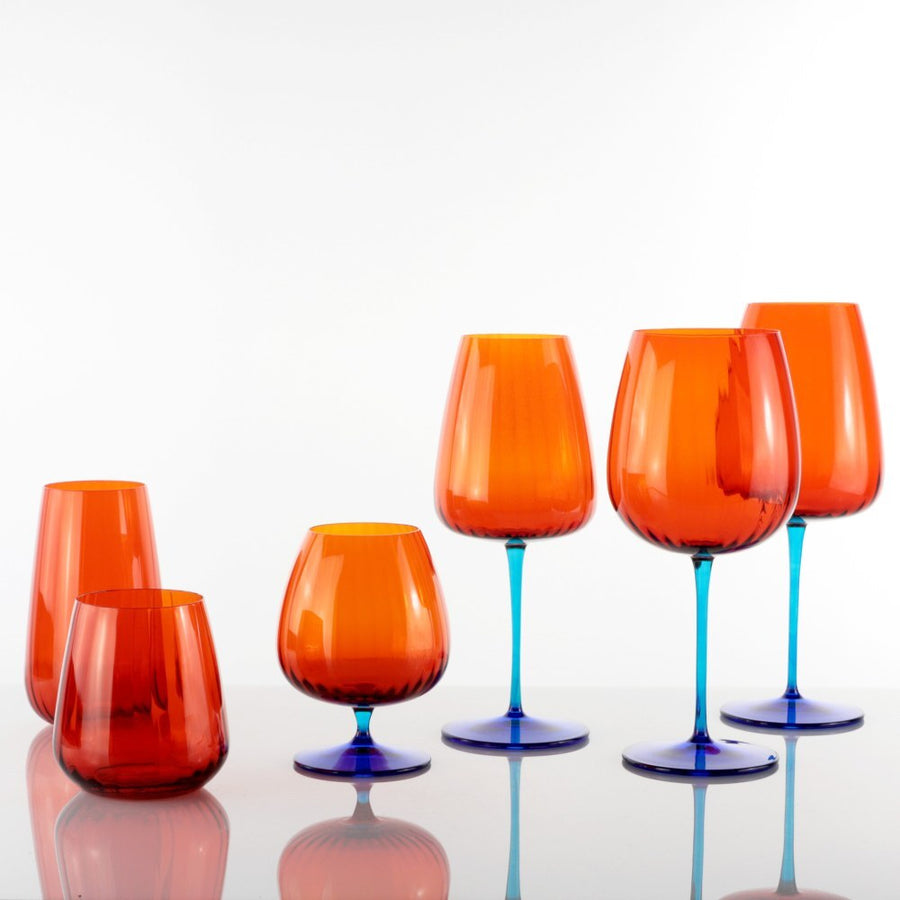 Set of 2 Water Glass Orange - Joy (700729231) #1