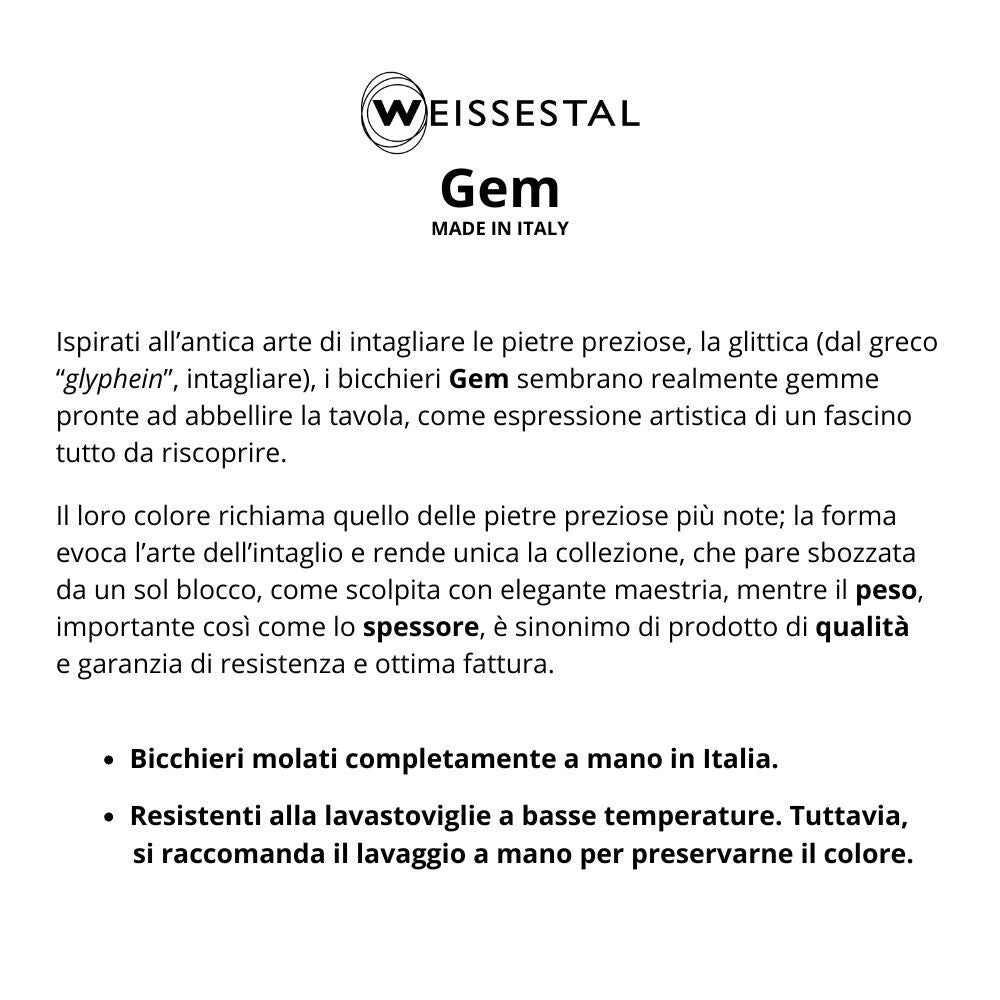 Set of 2 Tumbler Ametista - Gem (700732100) #4