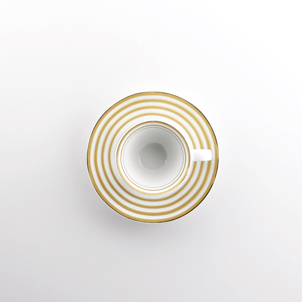 Set of 2 Coffee Cup Alba - Vintage Gold (700732164) #3