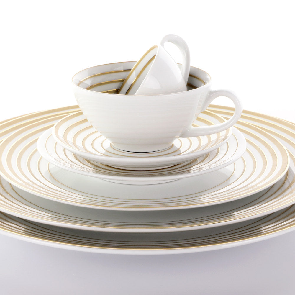 Set of 2 Coffee Cup Alba - Vintage Gold (700732164) #4